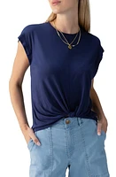 Sanctuary New Era Knot Hem T-Shirt at Nordstrom,