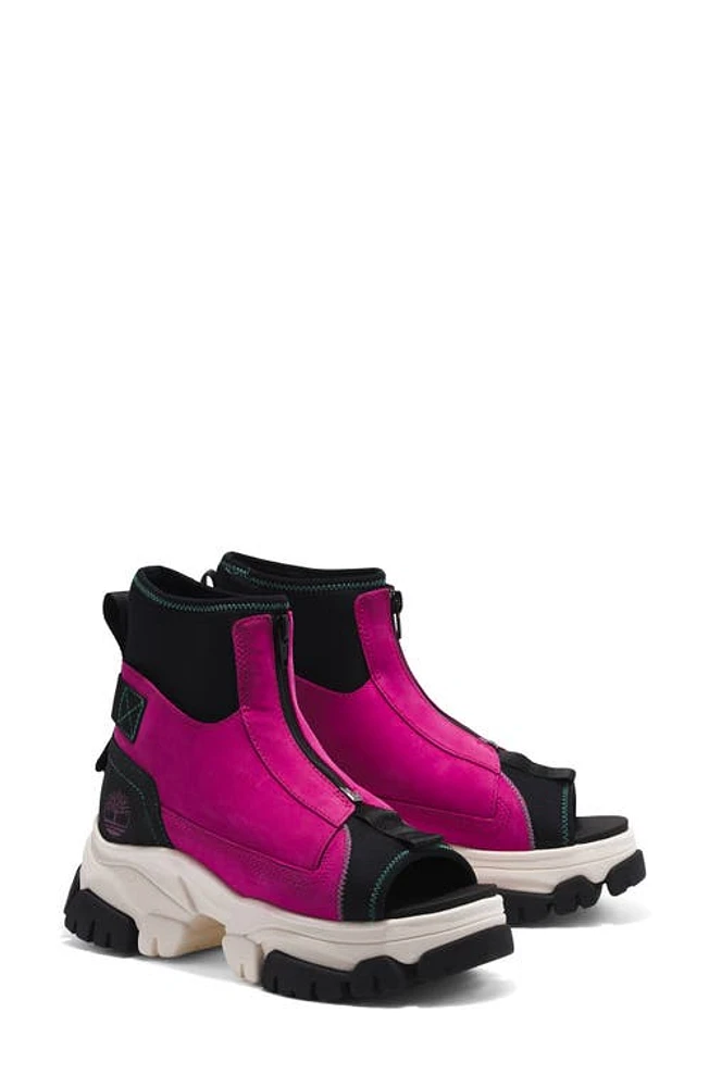 Timberland Adley Way Sandal Boot Bright Pink Nubuck at Nordstrom,