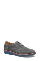 Johnston & Murphy Upton Plain Toe Derby Gray Nubuck at Nordstrom,