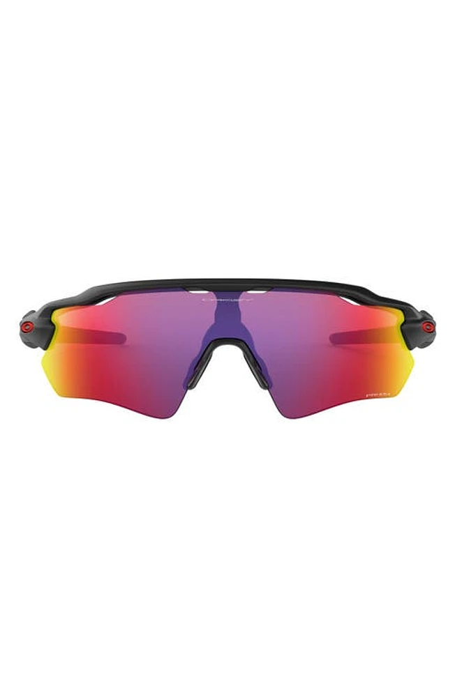 Oakley Radar EV Path 38mm Shield Sunglasses in Black/Purple Red at Nordstrom