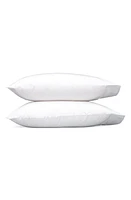 Matouk Set of 2 Ansonia 500 Thread Count Cotton Percale Pillowcases in White/ at Nordstrom