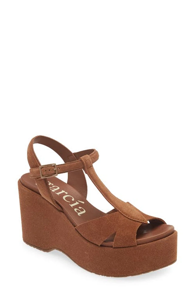 Pedro Garcia Domiel Ankle Strap Platform Sandal Spice Castoro at Nordstrom,