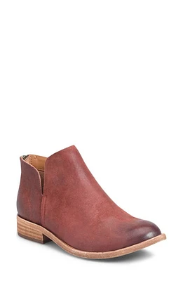 Kork-Ease Renny Leather Bootie Dark Red at Nordstrom,