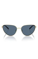 Tory Burch 56mm Cat Eye Sunglasses in Lt Gold at Nordstrom