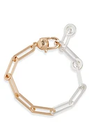 Jenny Bird Andi Paper Clip Chain Bracelet in Two Tone at Nordstrom