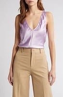 FRAME Double V-Neck Silk Tank at Nordstrom,