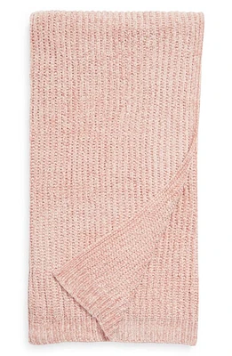 Nordstrom Chenille Throw Blanket in Pink Misty at Nordstrom