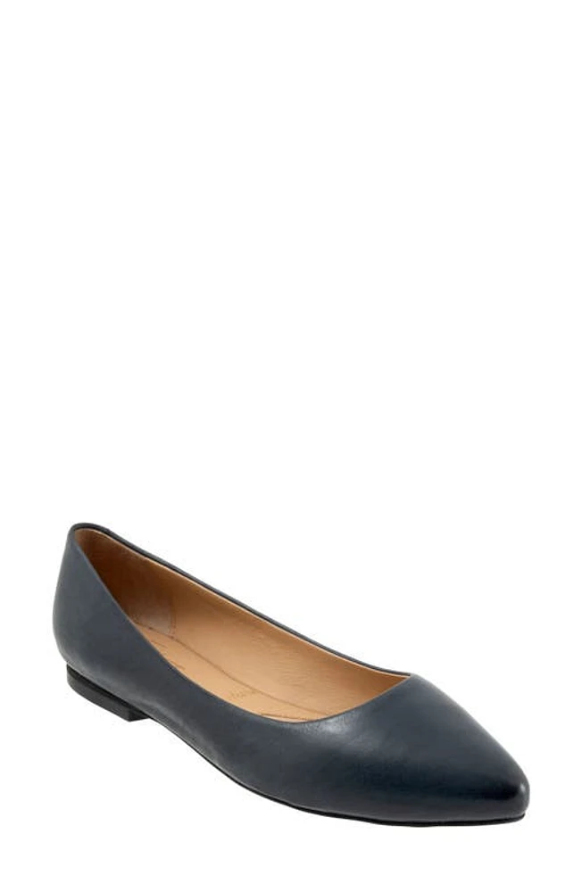 Trotters Estee Ballet Flat Navy at Nordstrom,