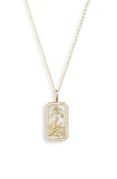 Melinda Maria Zodiac Pendant Necklace in Gold-Cancer at Nordstrom