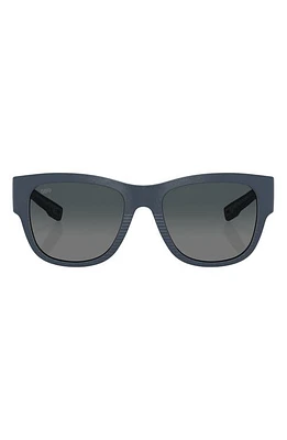 Costa Del Mar Caleta 55mm Gradient Polarized Square Sunglasses in Grey Gradient at Nordstrom