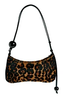 Jacquemus Le Bisou Pearle Leopard Print Genuine Calf Hair Shoulder Bag in Print Leopard Brown 8Bq at Nordstrom