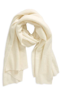 Vince Featherweight Cashmere Scarf in White at Nordstrom