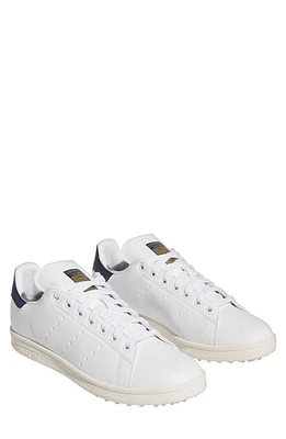 adidas Golf Gender Inclusive Stan Smith Spikeless Shoe White/Collegiate Navy/White at Nordstrom, Women's