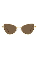 Swarovski 56mm Irregular Sunglasses in Gold at Nordstrom