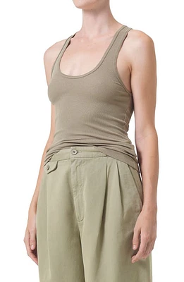 AGOLDE Bianca Rib Tank Snail at Nordstrom,