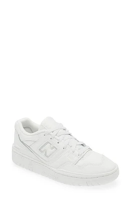 New Balance 550 Basketball Sneaker White/White at Nordstrom