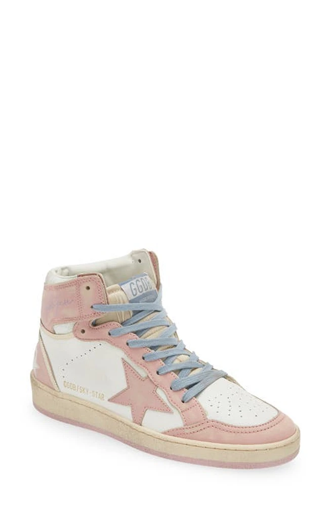 Golden Goose Sky-Star High Top Sneaker Pink/White at Nordstrom,