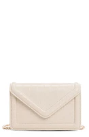 MANGO Envelope Flap Faux Leather Bag in Ivory at Nordstrom