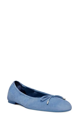 Stuart Weitzman Bow Flat Blue at Nordstrom,