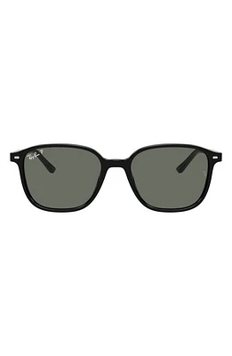 Ray-Ban 55mm Polarized Square Sunglasses in Black at Nordstrom