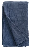 Pom Pom at Home Harbour Matelassé Blanket in Navy at Nordstrom, Size Queen