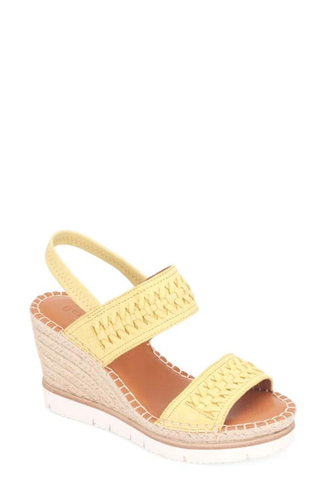 Gentle Souls Signature Elyssa Strappy Espadrille Sandal Lemon at Nordstrom,