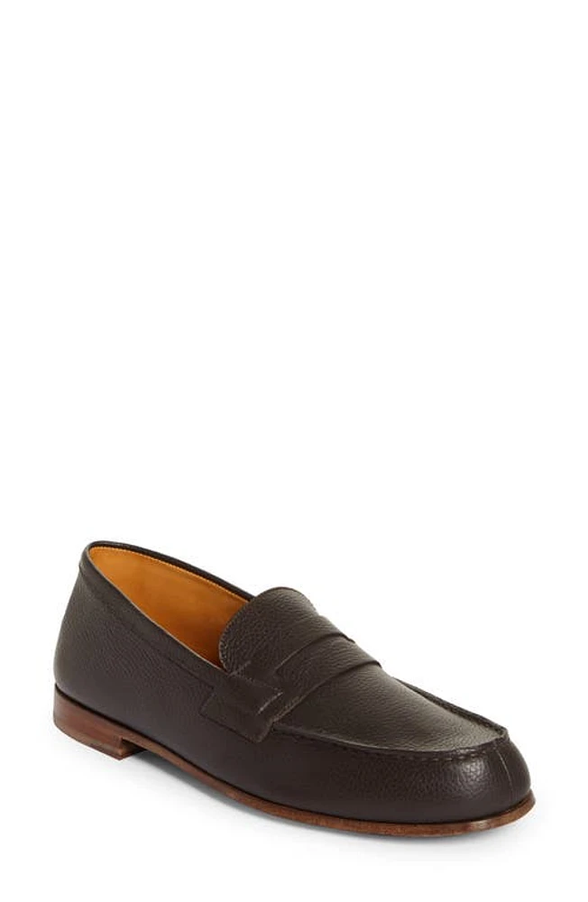 JM WESTON Le Moc' Loafer Dark Brown at Nordstrom,