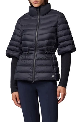 Soia & Kyo Skye Water Repellent Mixed Media Down Puffer Coat at Nordstrom,