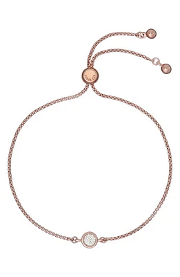 Ted Baker London Sarsa Crystal Slider Bracelet in Rose Gold Tone Clear Crystal at Nordstrom