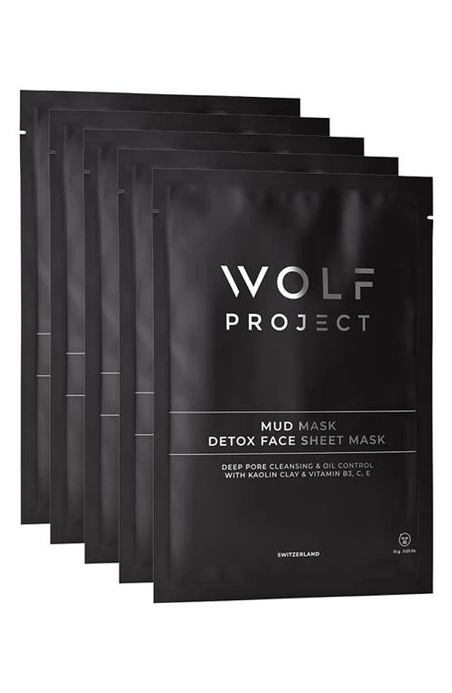 Wolf Project Detox Mud Face Mask in Black at Nordstrom