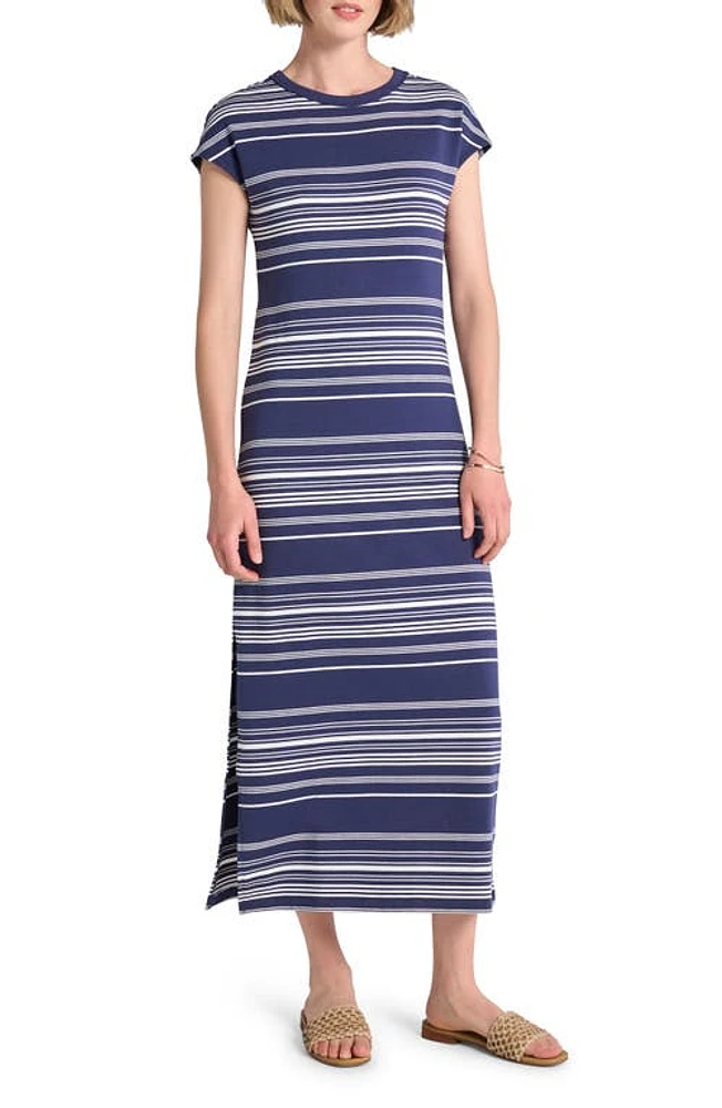 Hatley Blake Stripe T-Shirt Dress Patriot Blue at Nordstrom,