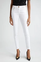 Versace Medusa '95 Stretch Denim Skinny Jeans White at Nordstrom,