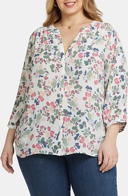 NYDJ Semisheer Pintuck Blouse at Nordstrom,