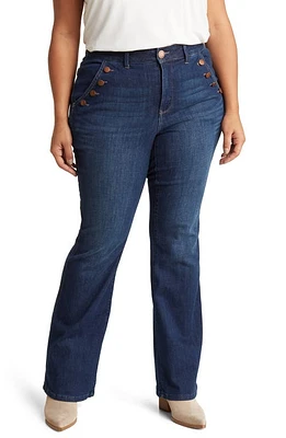 Wit & Wisdom 'Ab'Leisure Skyrise Wide Leg Jeans Indigo at Nordstrom,