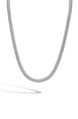 John Hardy Classic Chain Small Necklace in Silver at Nordstrom, Size 20 In