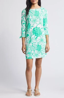 Lilly Pulitzer Lidia Floral Boatneck Dress Spearmint Oversized Kiss Tulip at Nordstrom,