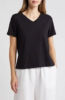 Eileen Fisher V-Neck Organic Cotton T-Shirt at Nordstrom