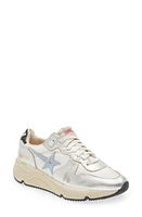 Golden Goose Running Sole Sneaker in Silver/White/Blue Fog/Black at Nordstrom, Size 10Us