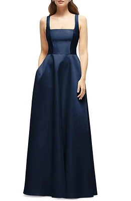 Dessy Collection Sleeveless Satin Gown at Nordstrom,