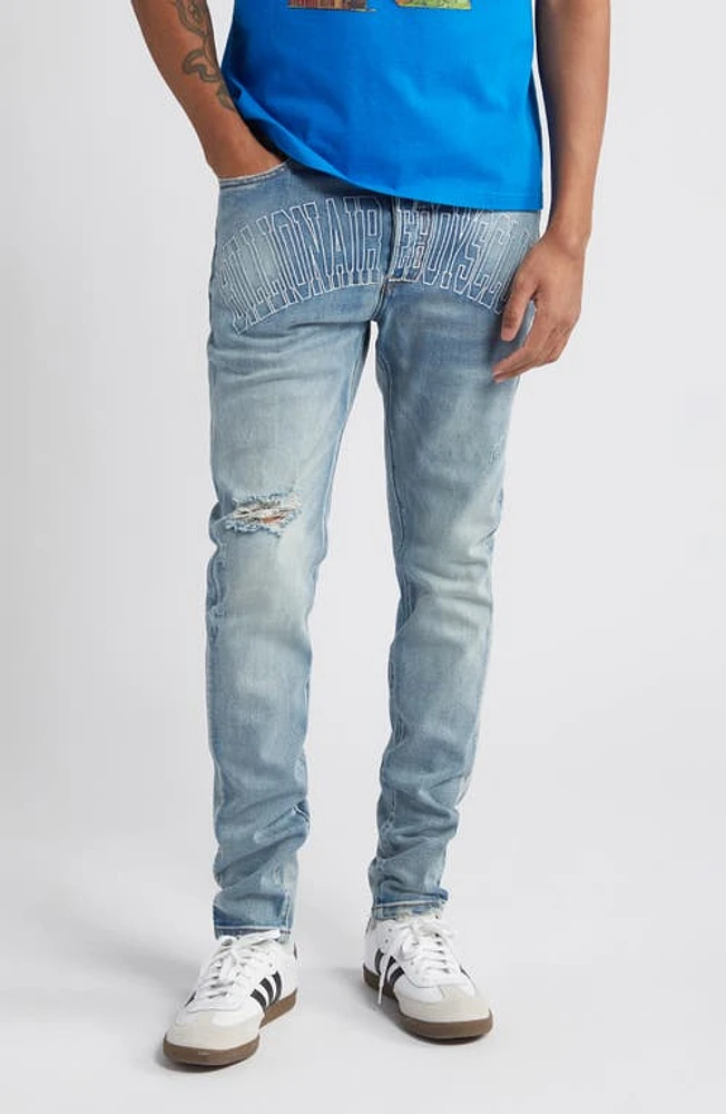 Billionaire Boys Club Phantom Slim Fit Jeans Halo Light at Nordstrom,