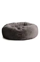 UnHide Faux Fur Pet Bed in Charcoal Charlie at Nordstrom