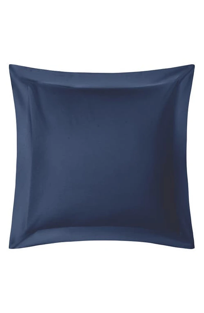 Matouk Elliot Diamond Piqué Euro Sham in Navy at Nordstrom