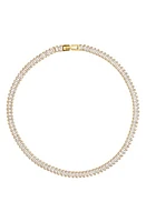 Petit Moments Zircon Tennis Necklace in Gold at Nordstrom