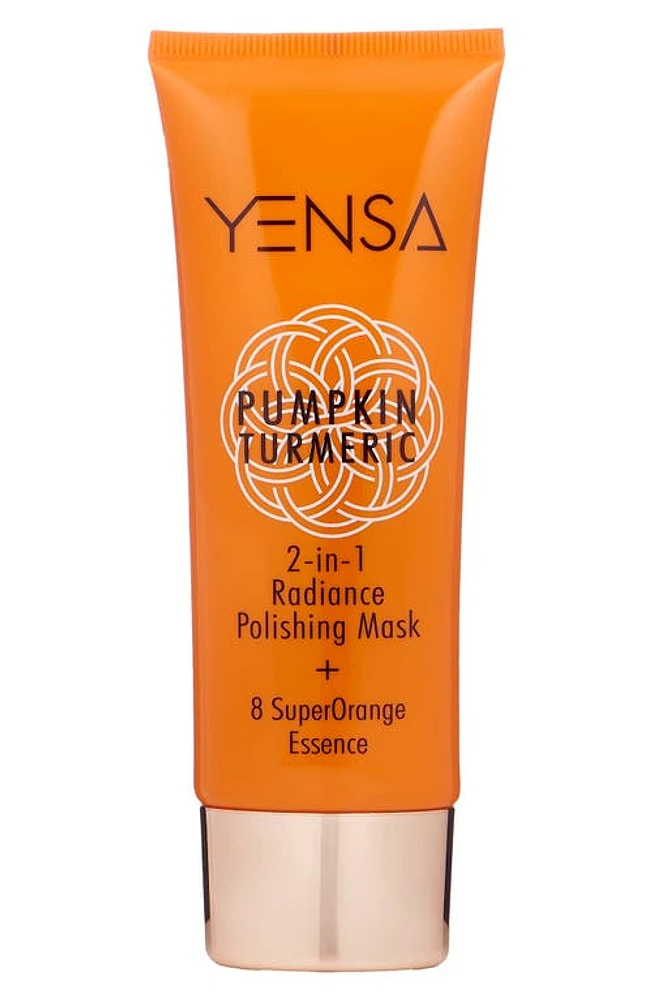 YENSA Pumpkin Turmeric 2-in-1 Radiance Polishing Mask at Nordstrom