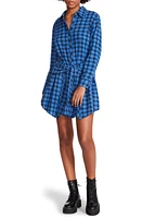 Steve Madden Peyton Long Sleeve Shirtdress in Bluing at Nordstrom, Size Large