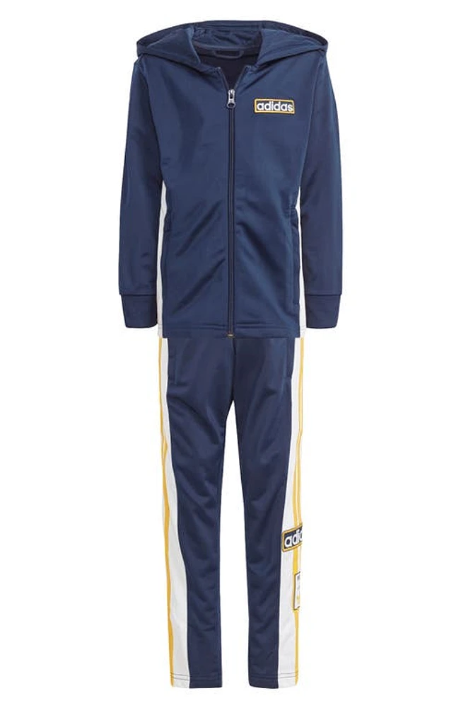 adidas Kids' Adibreak Zip Hoodie & Track Pants Set in Night Indigo at Nordstrom, Size 4T