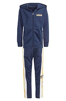 adidas Kids' Adibreak Zip Hoodie & Track Pants Set in Night Indigo at Nordstrom, Size 4T