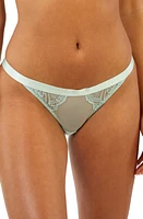 Playful Promises Fenella Aqua Tanga Panties at Nordstrom,