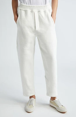 The Row Koa French Terry Pants Milk at Nordstrom,