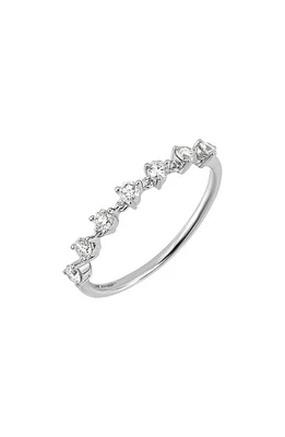 Bony Levy Aviva Diamond Chain Ring in 18K White Gold at Nordstrom, Size 6.5